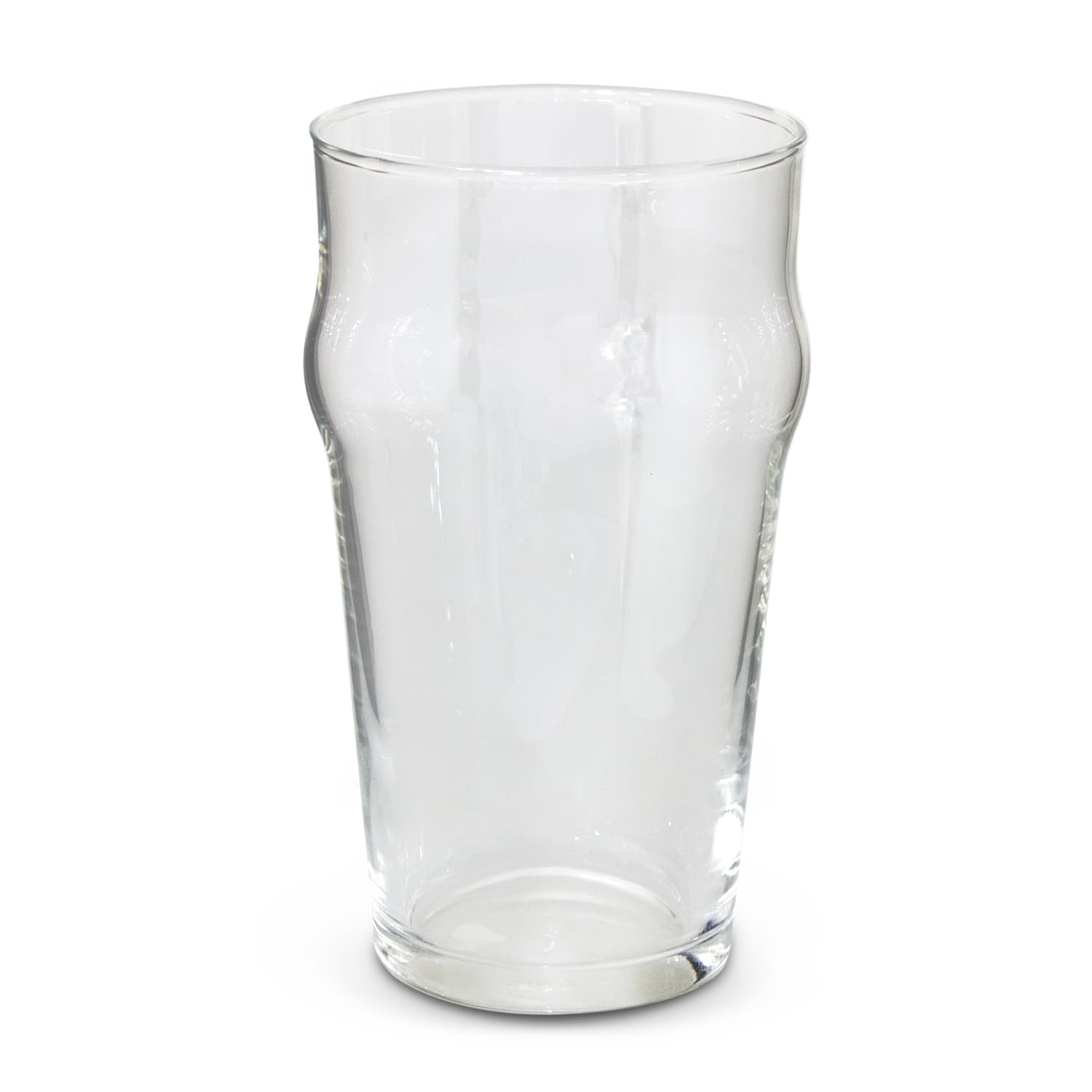 Branded glass beer mug, custom printed in Perth