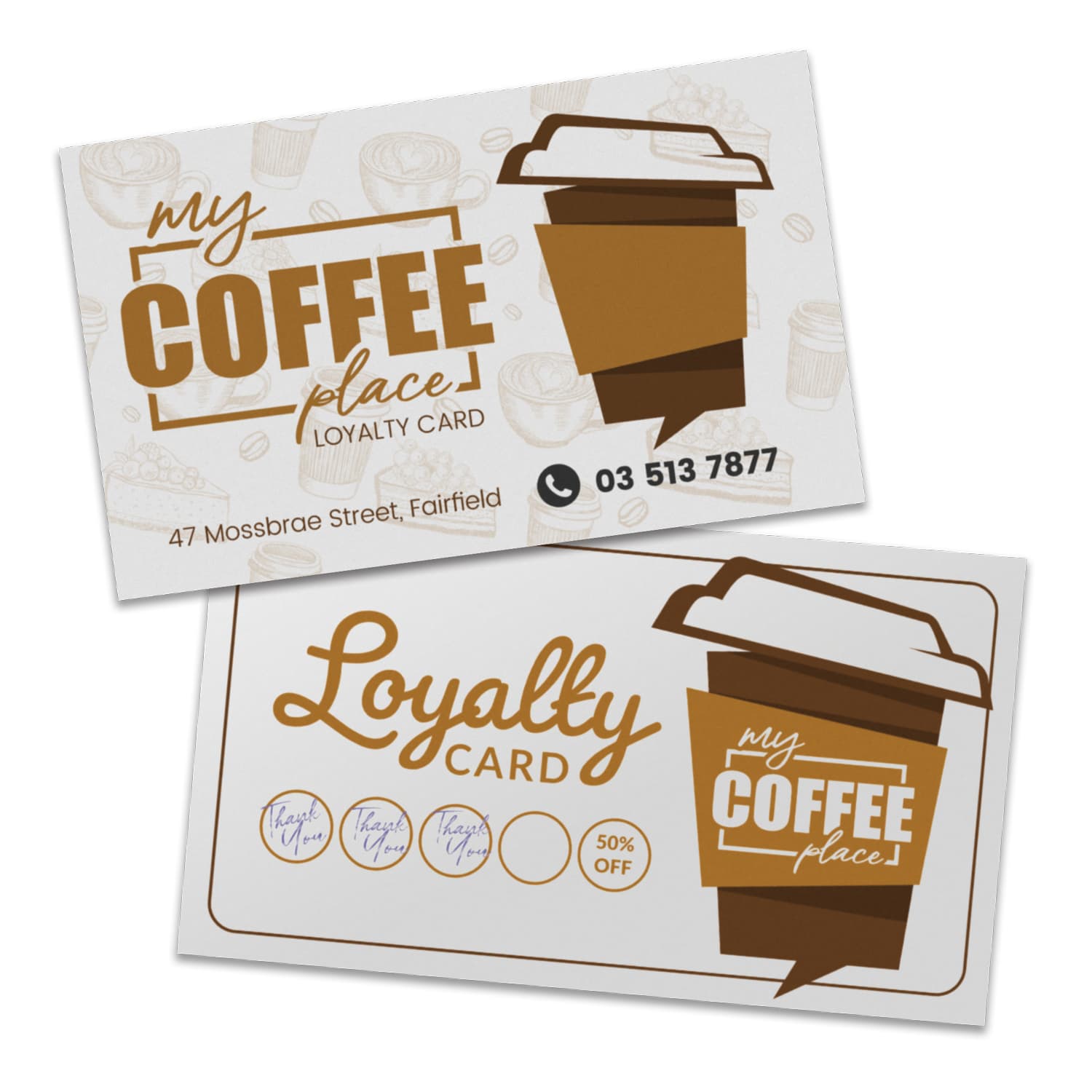 Custom printed loyalty and membership cards