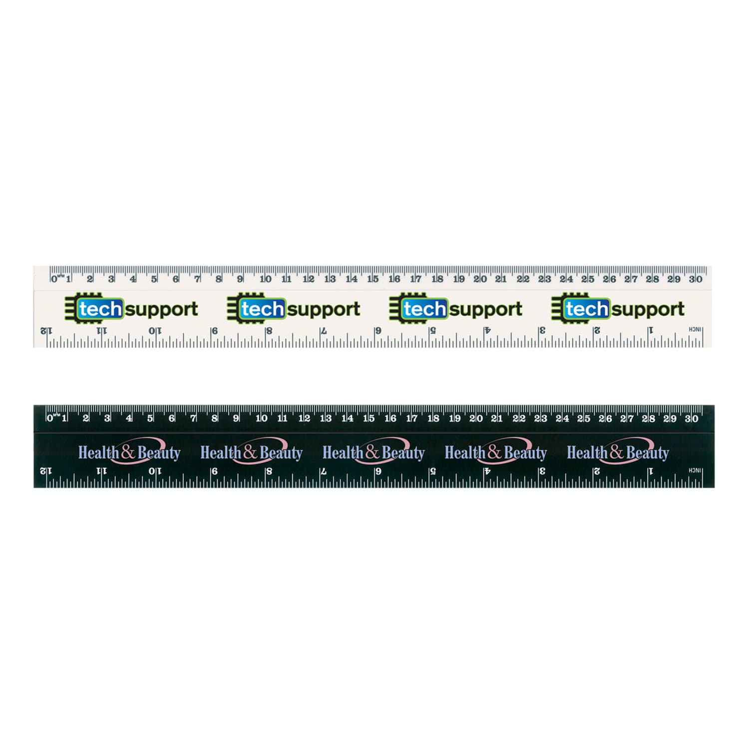 Custom printed rulers, promotional merchandise